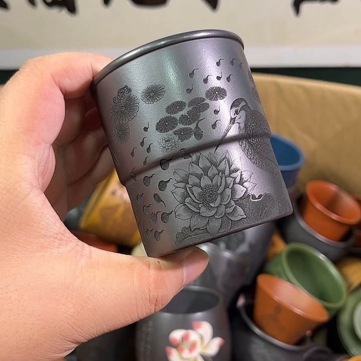 茶杯紫砂全手工紫砂主人杯