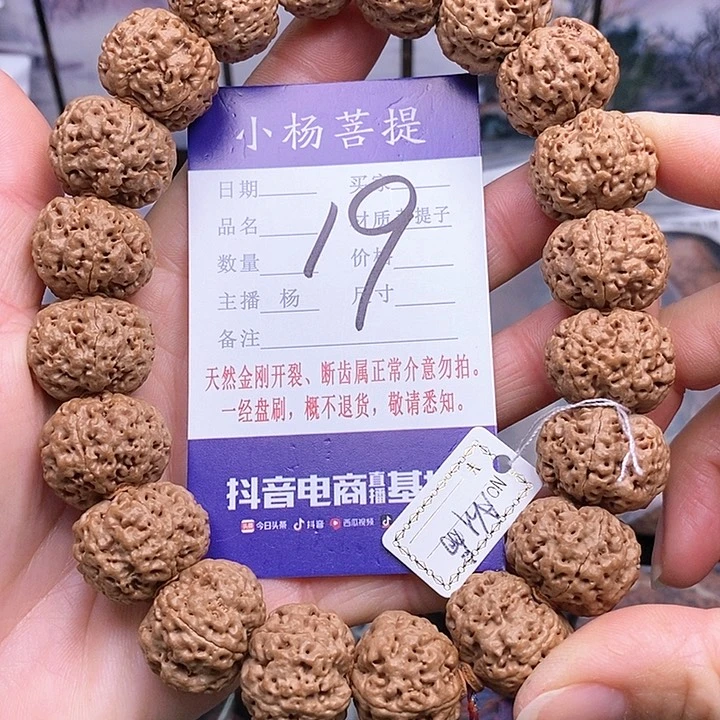 手串金刚菩提21扇面双龙