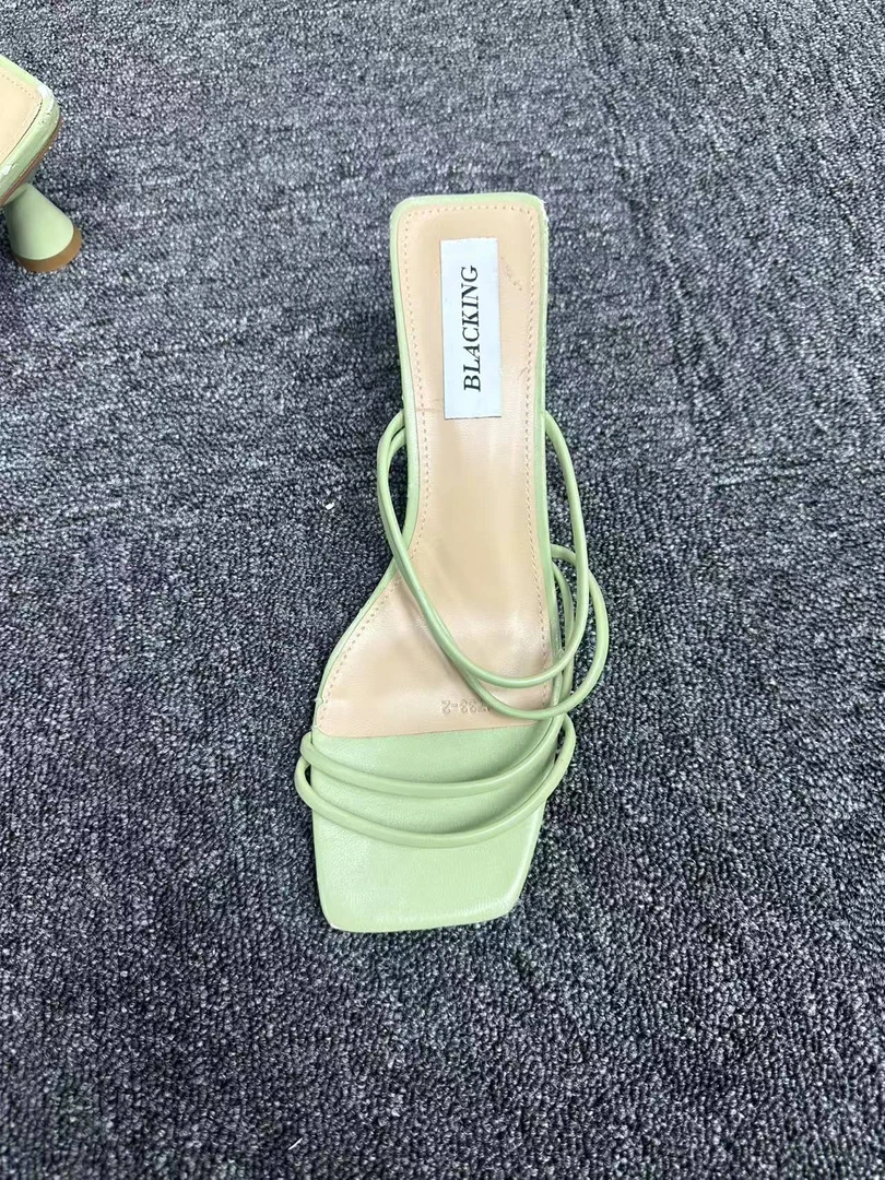 高跟鞋（351-400）气质时尚百搭女士夏季细跟粗跟包头