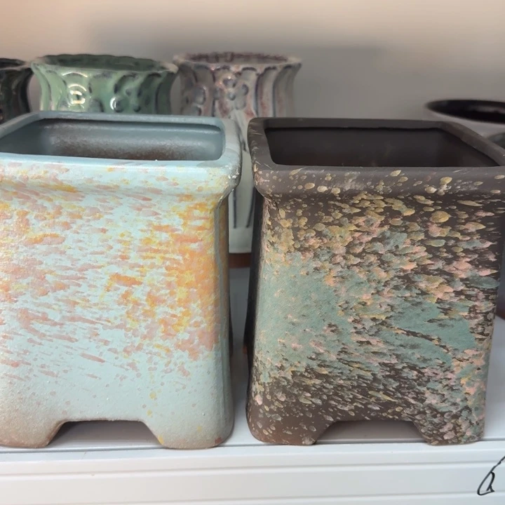 紫砂花盆口17高19，111111