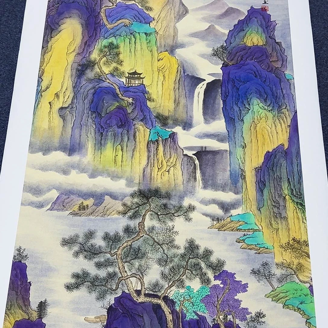 国画事事顺心如意万事如意