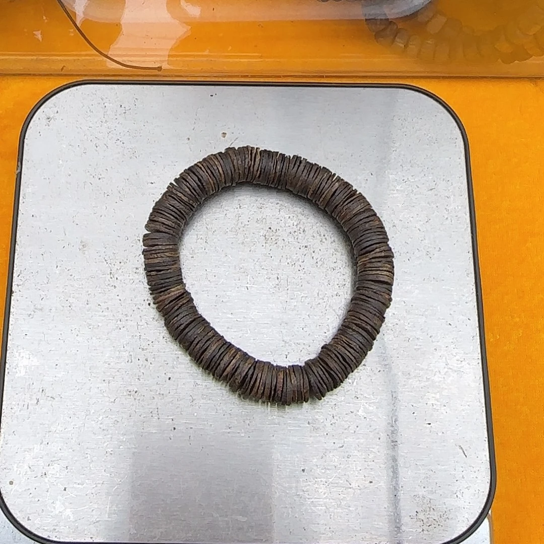 沉香碎屑沉香沉水片珠单圈13G+