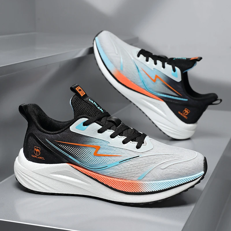 VANCAMEL/西域骆驼户外运动潮流耐磨时尚休闲鞋春夏季网面跑步鞋