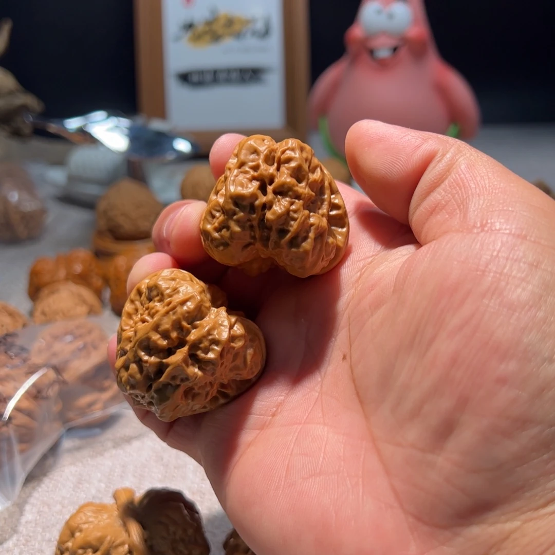 文玩核桃把件策38三角蛙