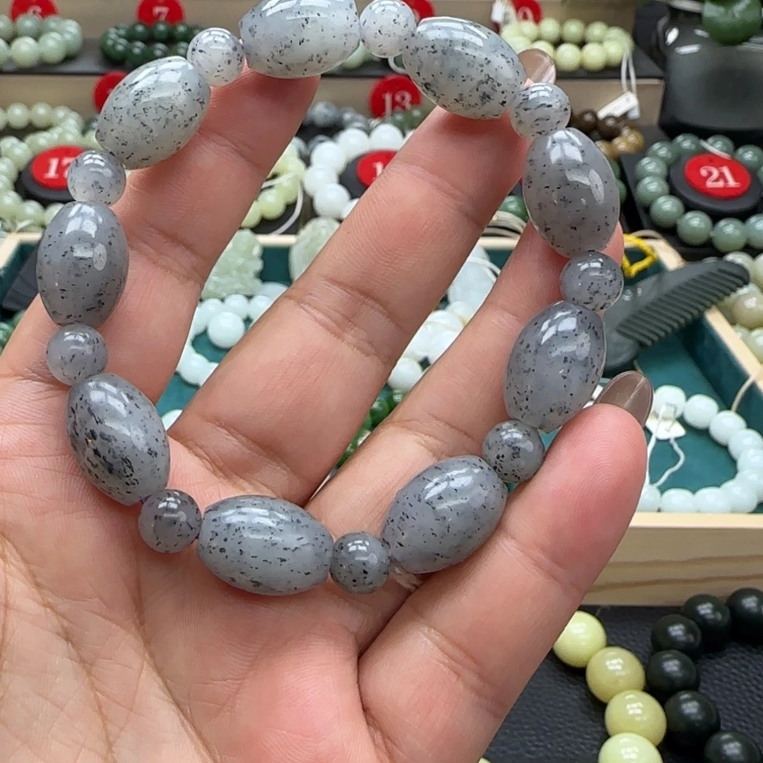 和田玉未镶嵌手链16x 12