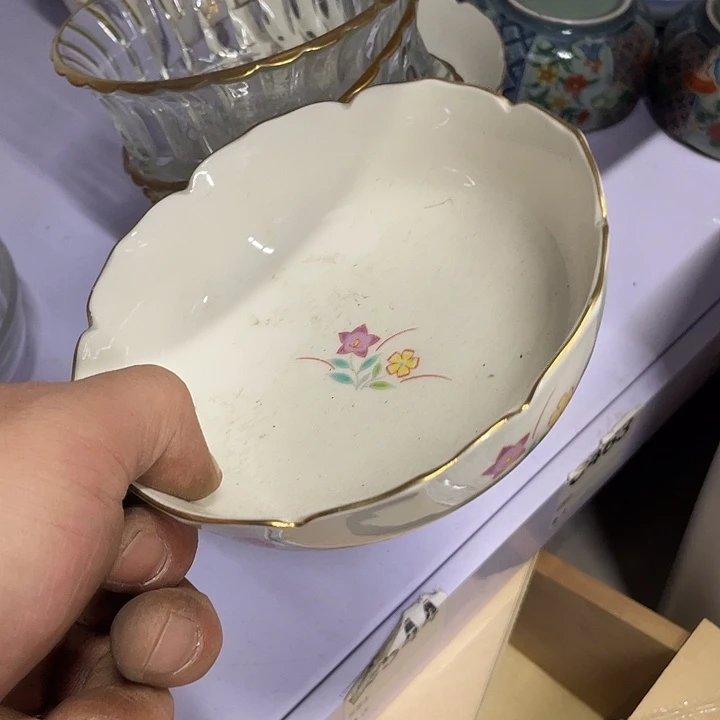 可***儿摆件老讷精品瓷饭碗啊