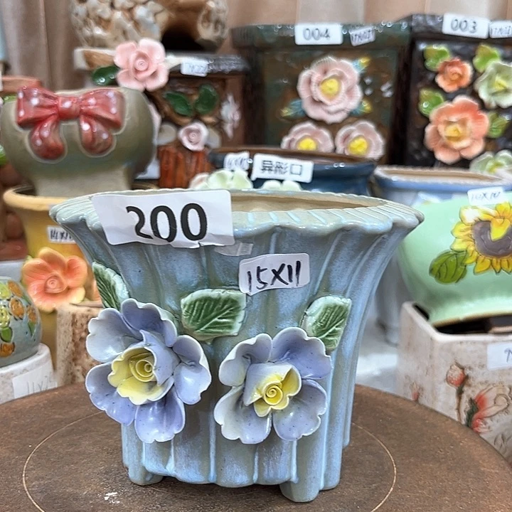 红陶粗陶花盆粗陶花盆