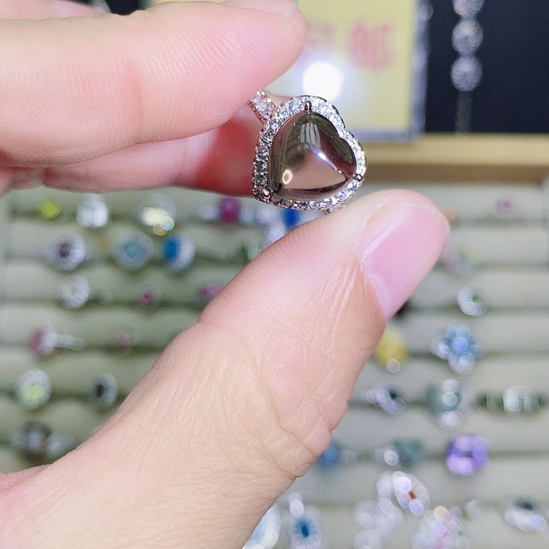 未镶嵌戒指水晶456