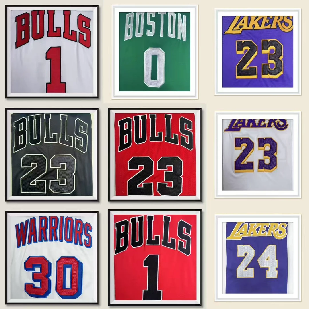 球星同款复古刺绣球衣（备注 球队 球星 颜色）