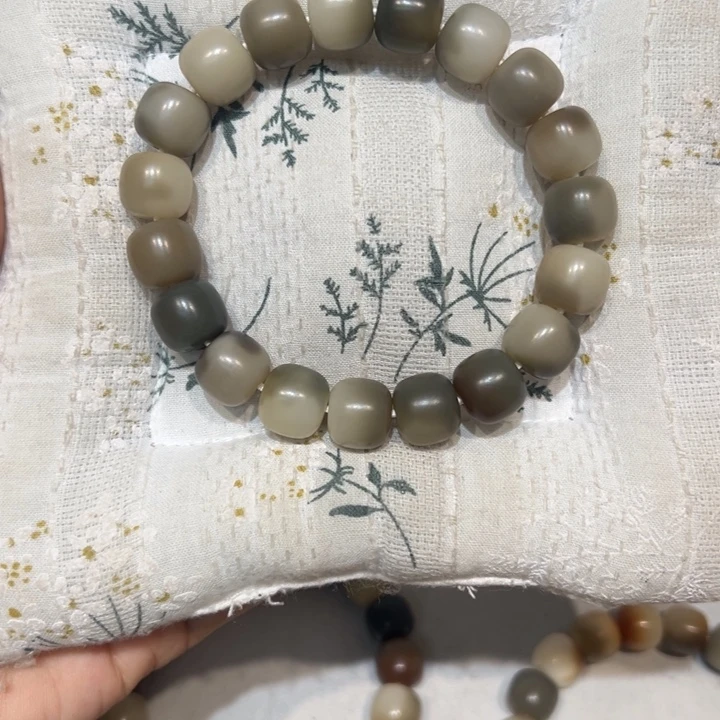 菩提根/象牙果吊坠山水画微瑕12