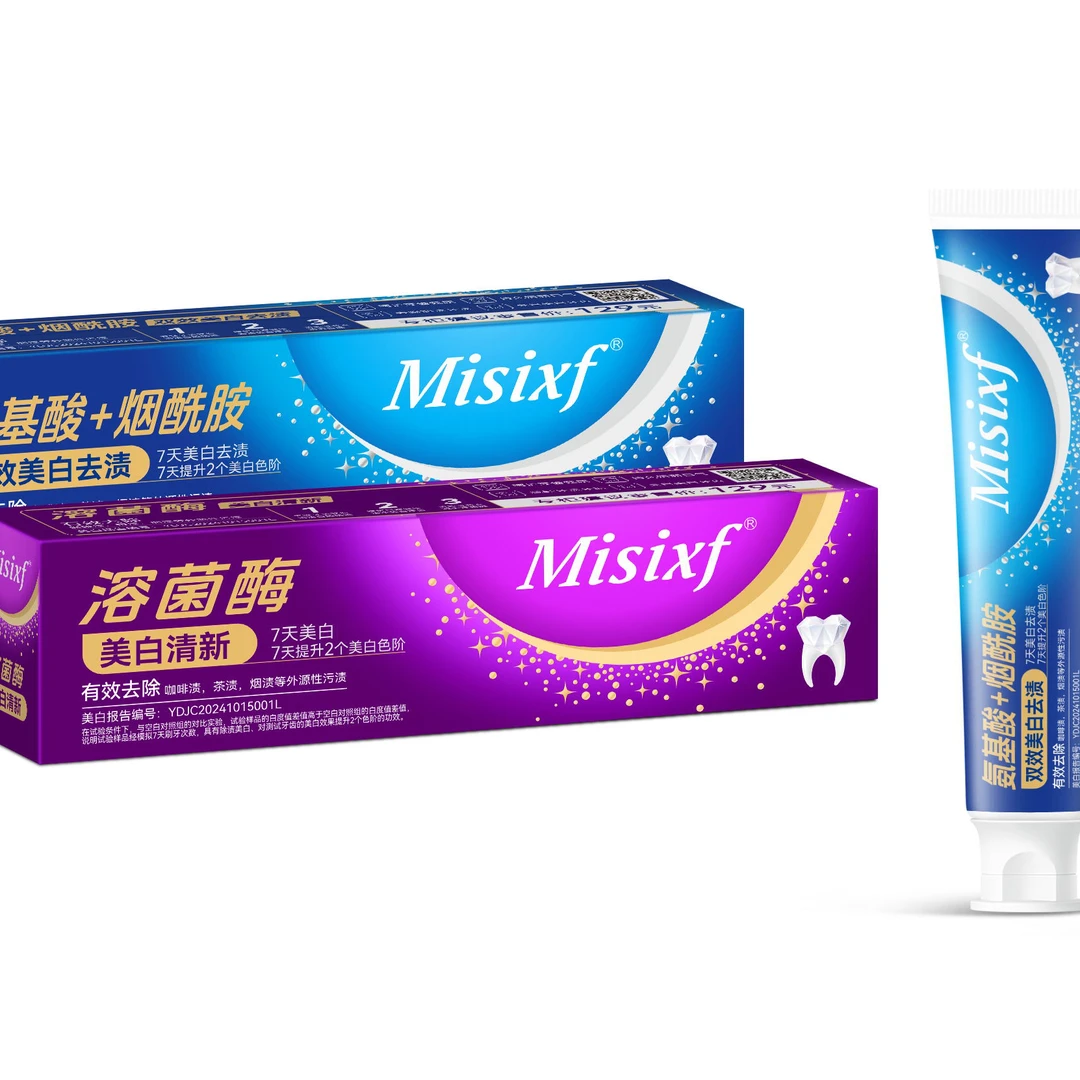 1500 MiSixf 氨基酸烟酰胺双效美白去渍牙膏