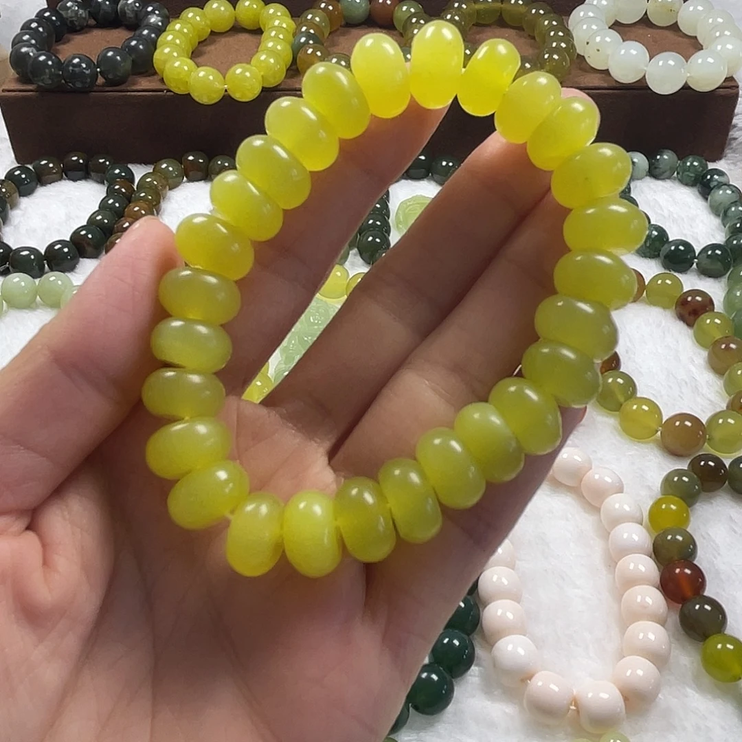 蛇纹石玉未镶嵌手串