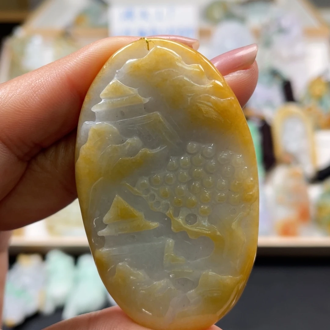 翡翠吊坠(不含链)未镶嵌