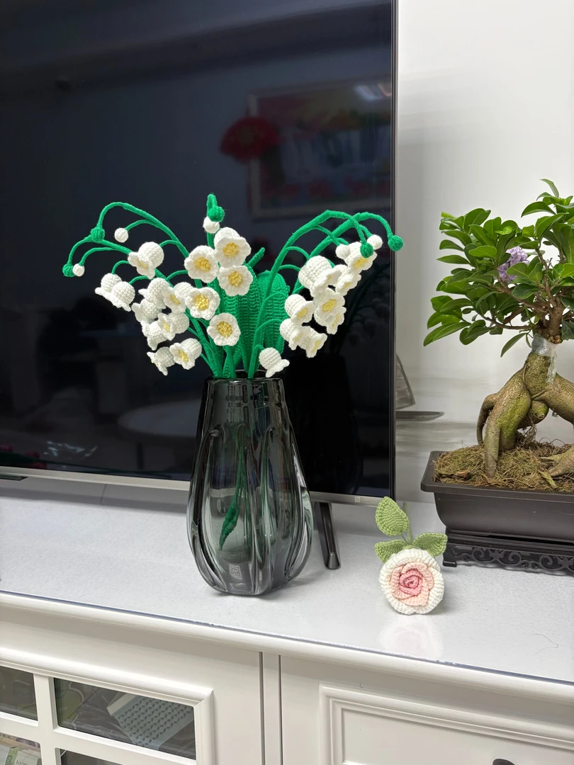 铃兰花束成品永生花时尚百搭小清新