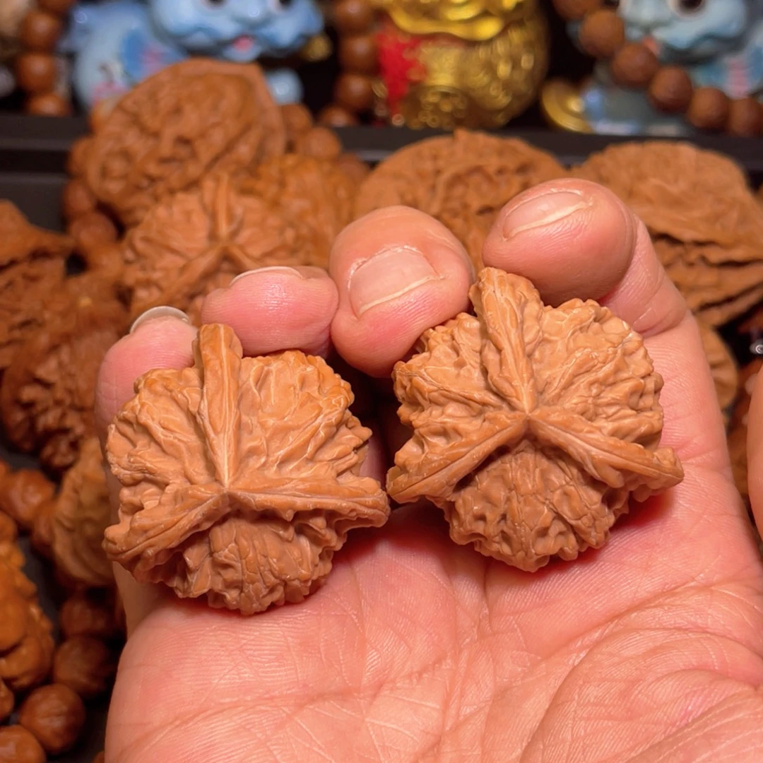 吊坠文玩核桃3号38全品无修盘山三棱