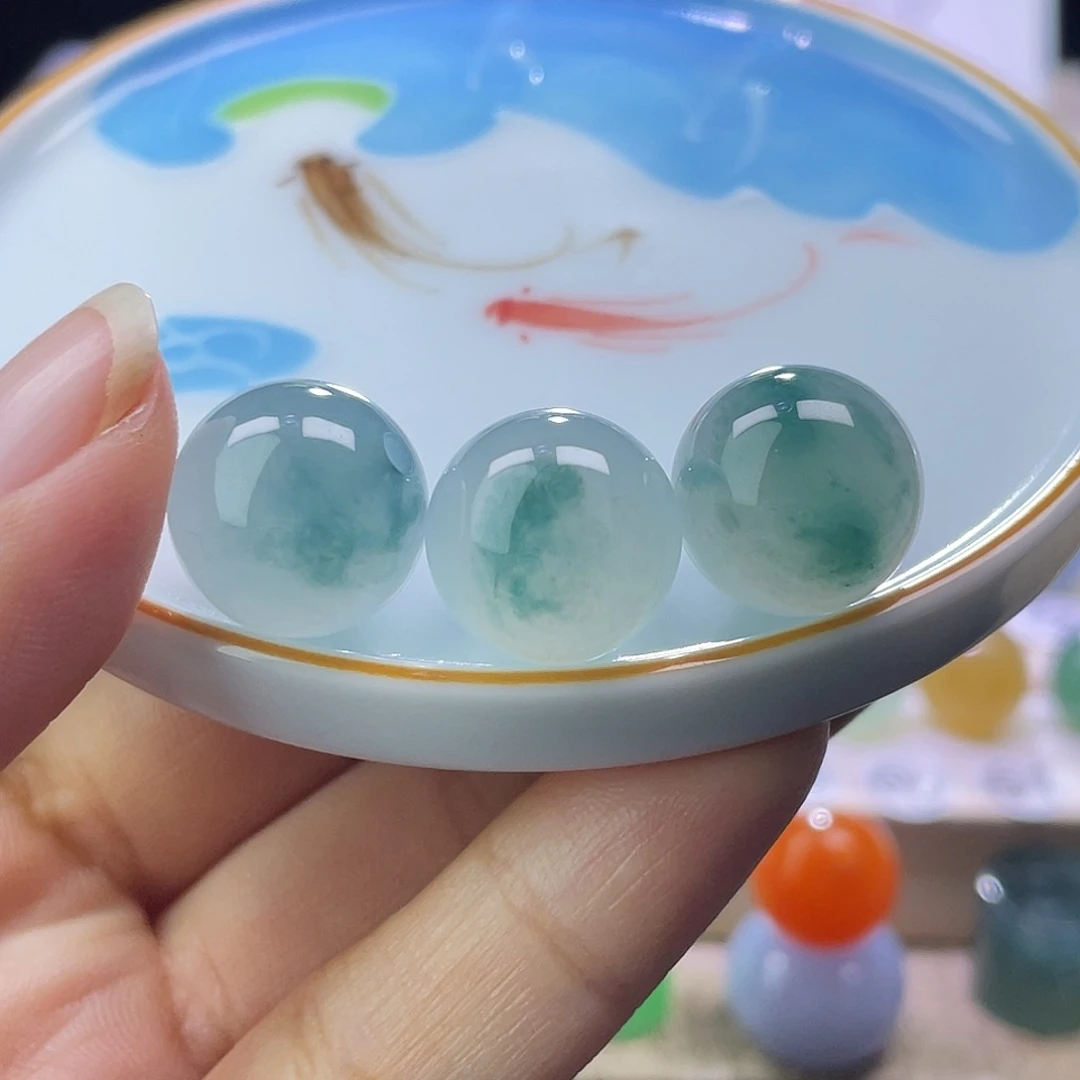散珠翡翠展示链接勿拍缅甸翡翠a货卡13发其一