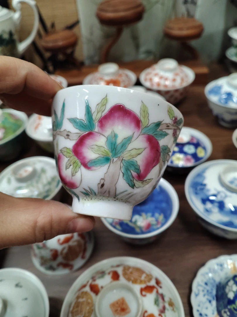 纯手工手绘小杯子