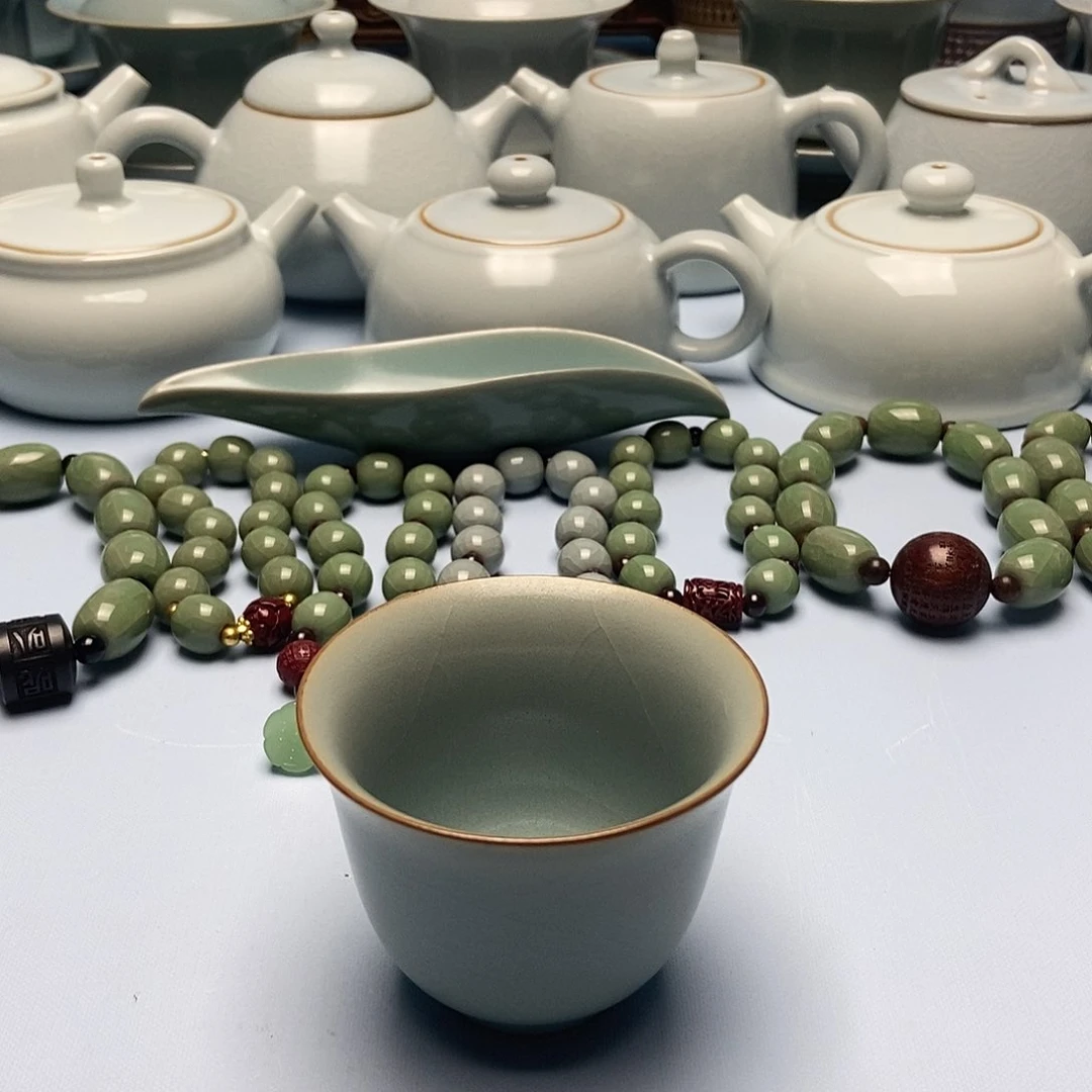杯仿古铃铛杯原矿原釉原产地