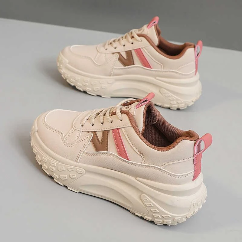 厚底增高老爹鞋女新款春季女鞋韩版百搭运动休闲小白鞋学生鞋