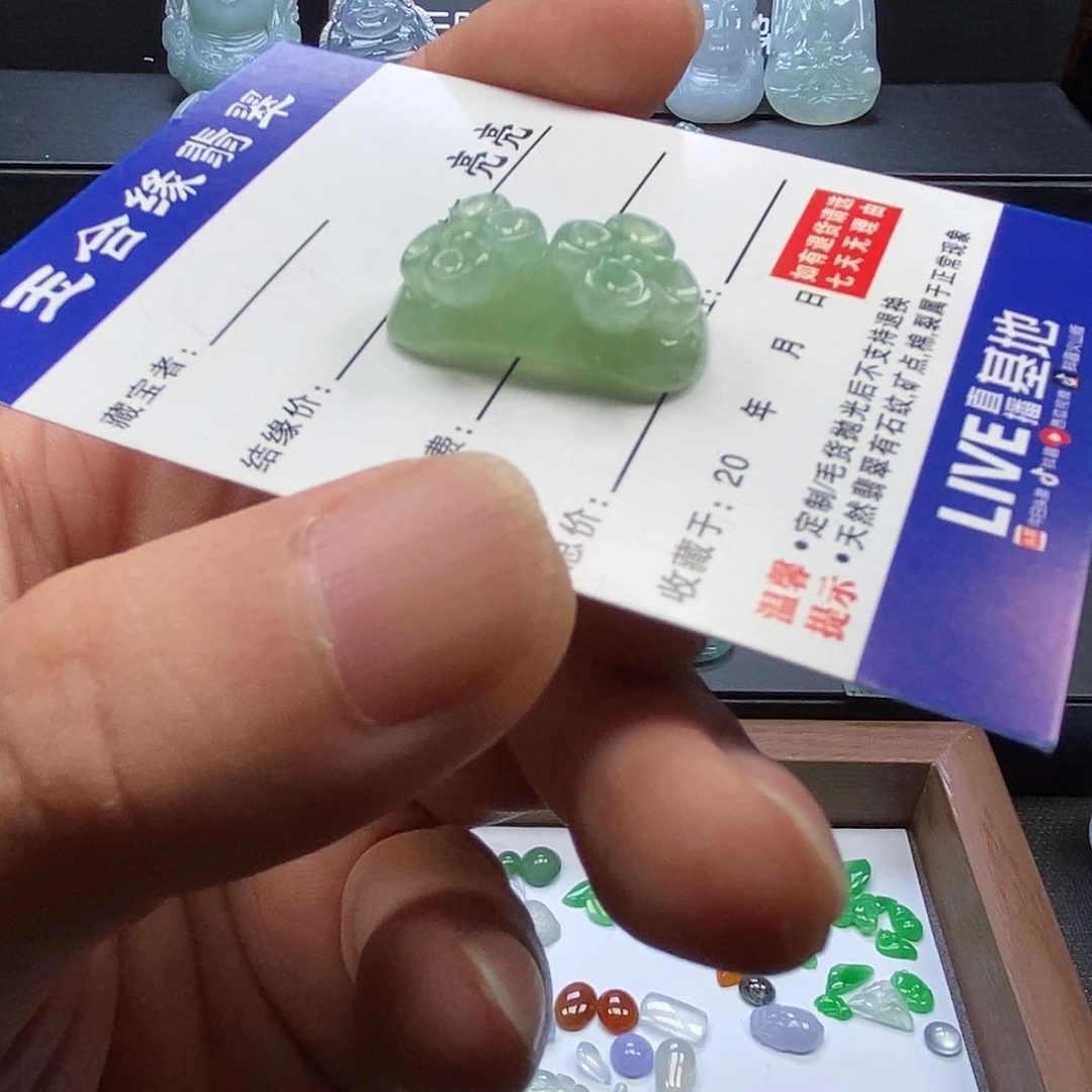 翡翠未镶嵌吊坠(不含链)翡翠挂件