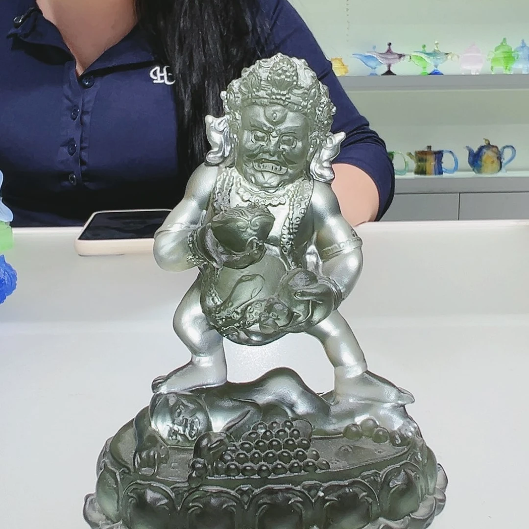 【闪购商品】手工艺品琉璃黑财神