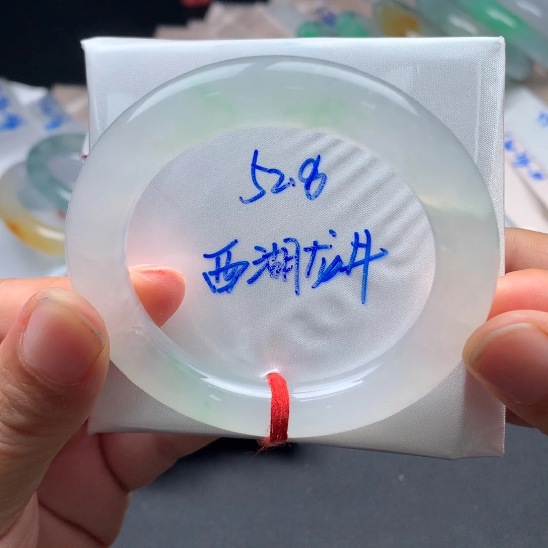 翡翠未镶嵌手镯42号