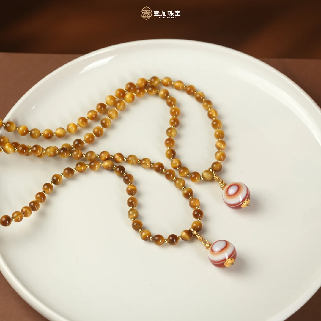 壹加师姐｜手工设计红羊y玛瑙项链多样性发一6761C