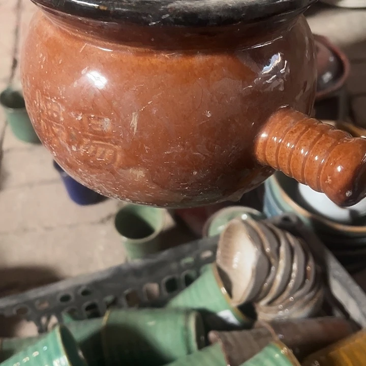 瓷粗瓷砂锅把手砂锅一支