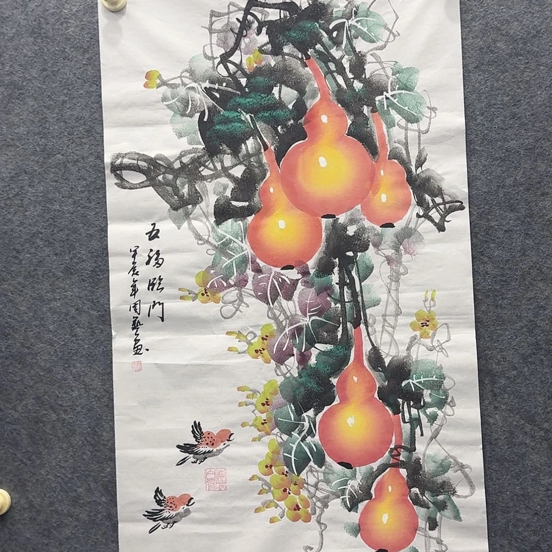 国画国画亲笔手绘