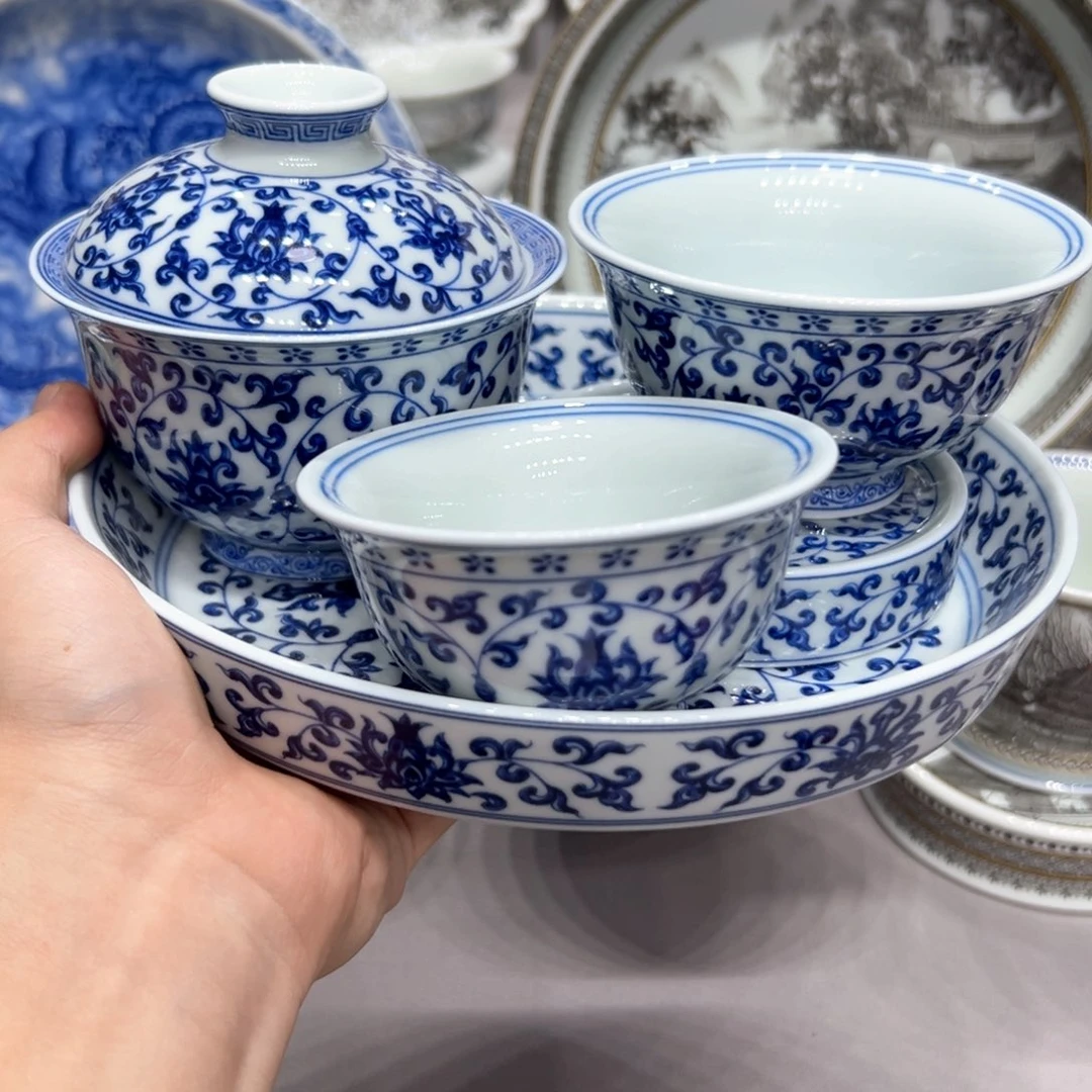 专***腿景德镇高端瓷器茶具