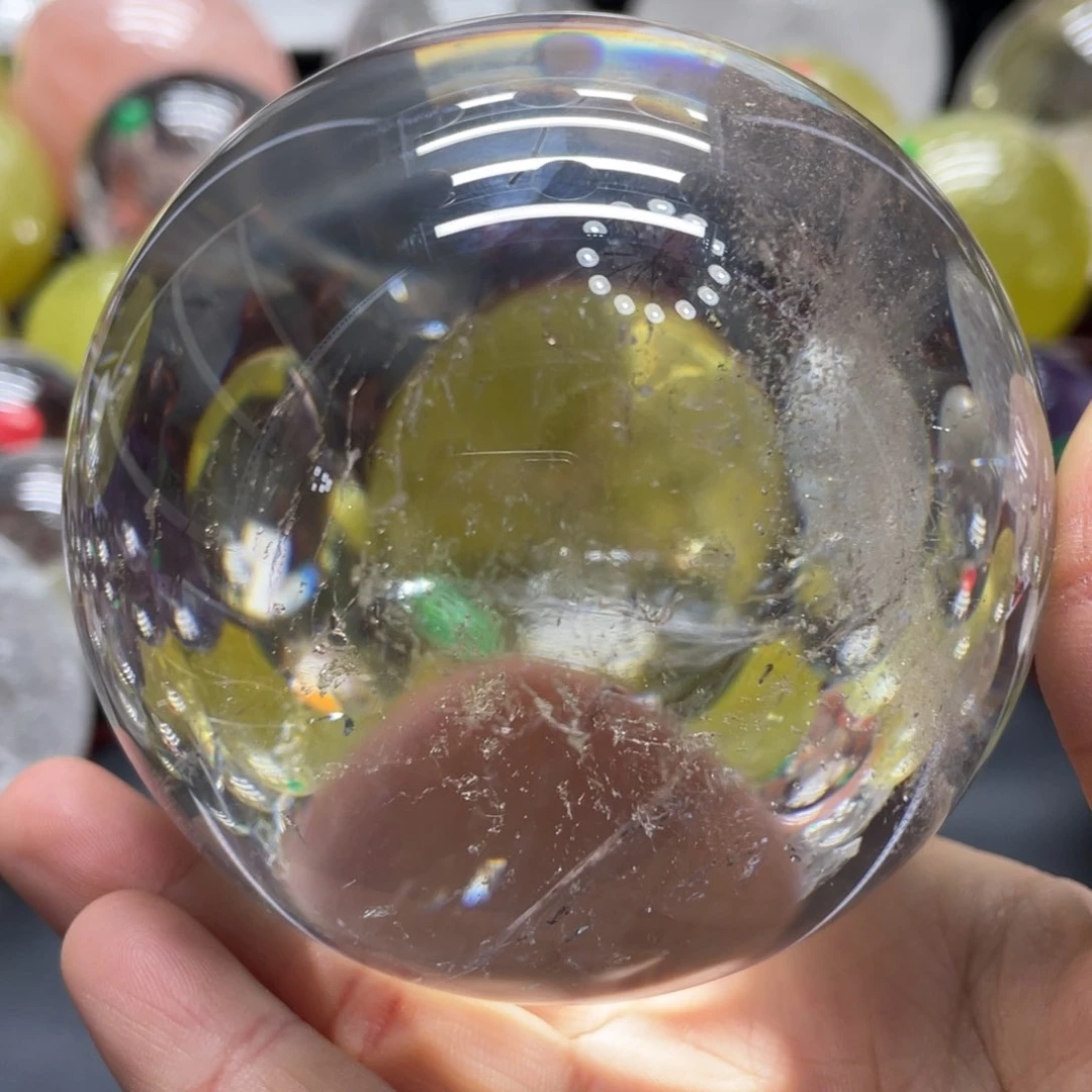 水晶MM白水晶球L2233未镶嵌弥