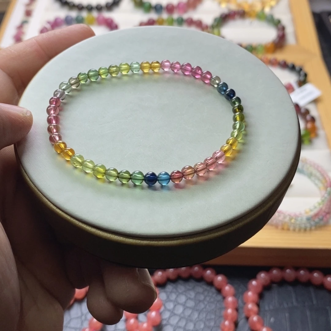 碧玺碧玺手链未镶嵌