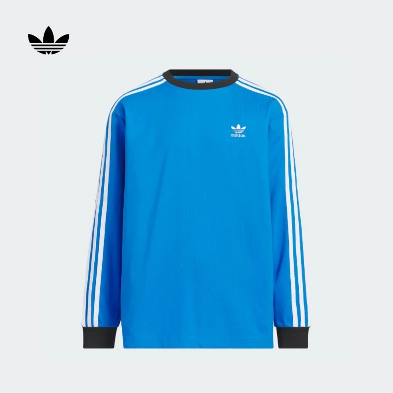 adidas阿迪达斯官方三叶草儿童装男大童春夏欧若风长袖T恤 KB4584