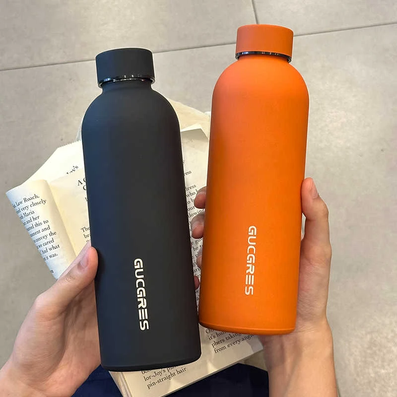 Gucgres简约大容量保温杯高颜值运动便携式ins简约杯子女生