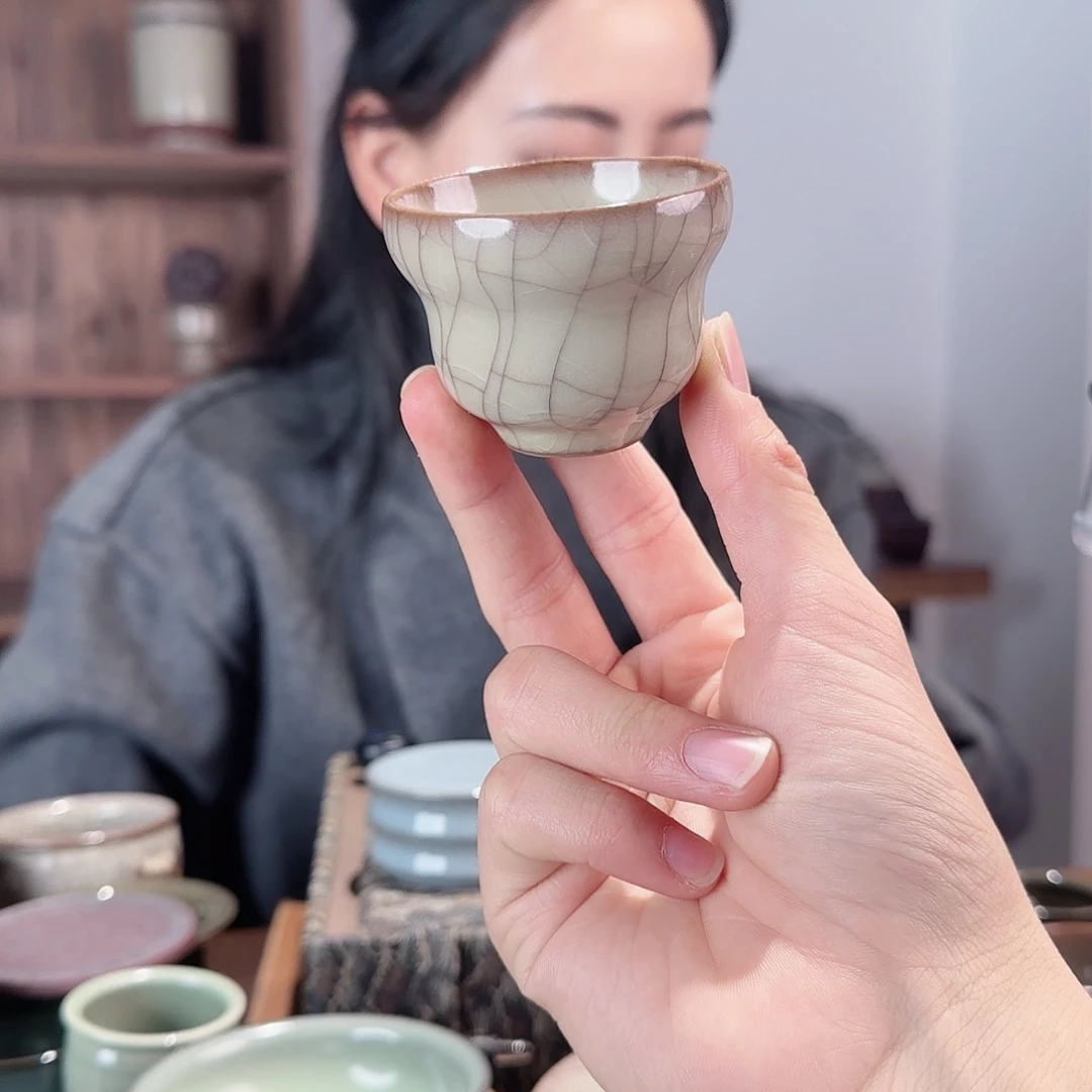 摆件瓷葫芦杯福禄