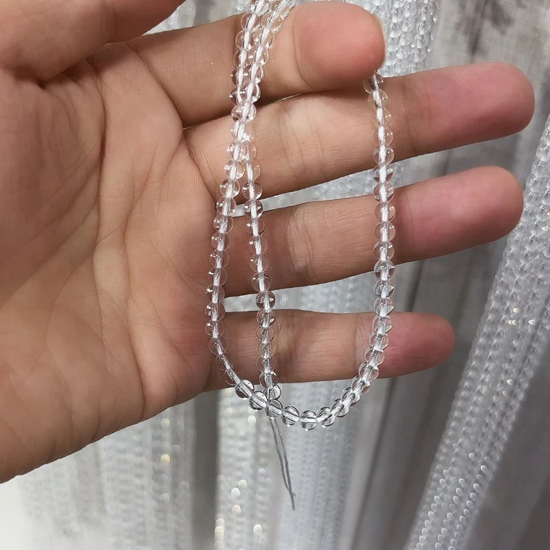 未镶嵌手串水晶卡4双A半成品
