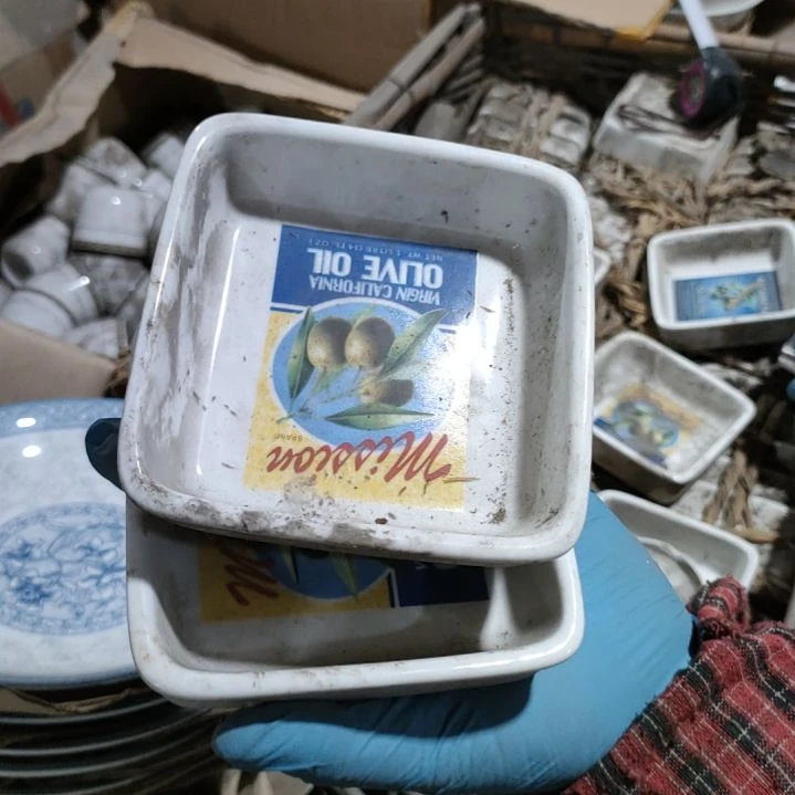 摆件陶瓷盘子碗啥都有随机发货