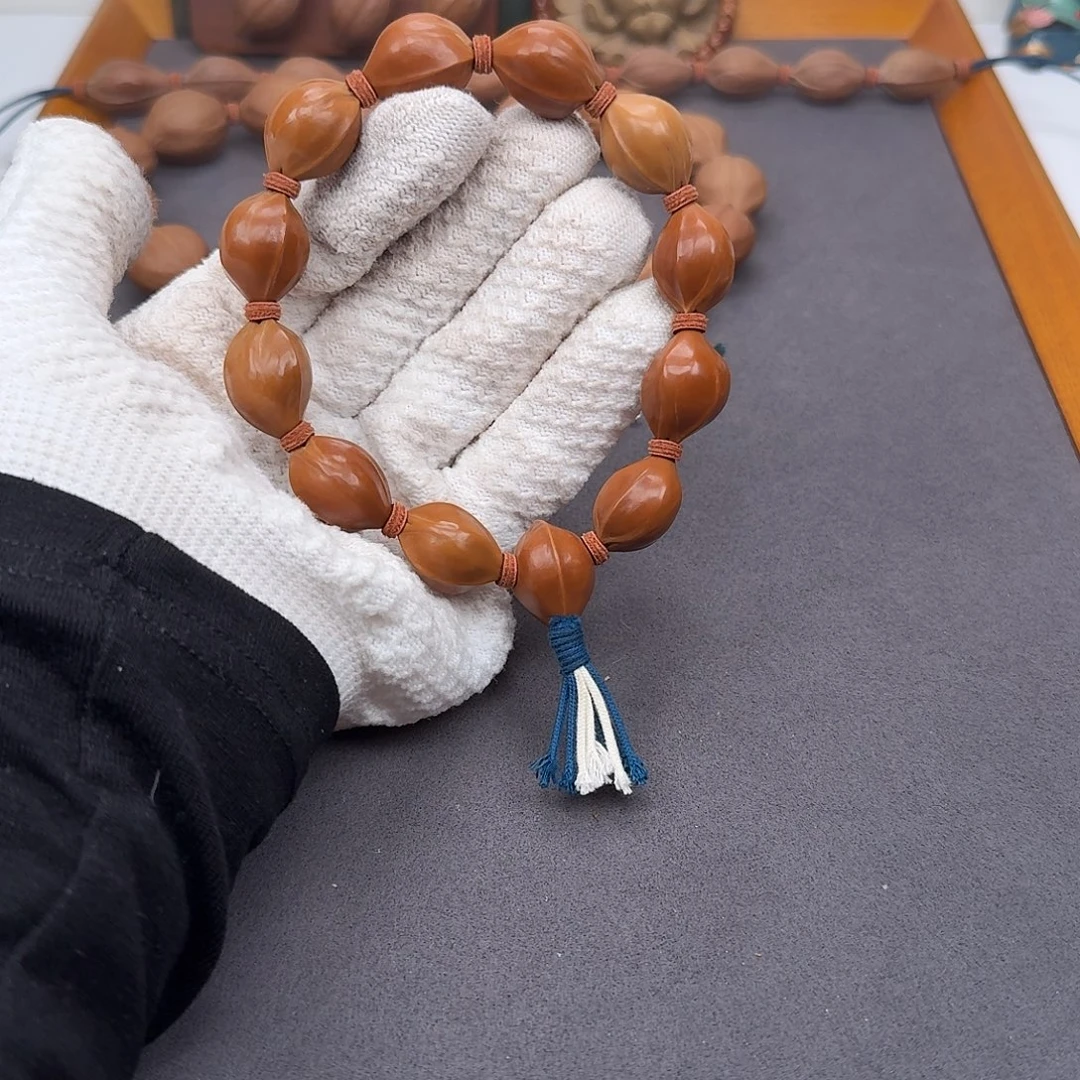 16*22抛光款小尺寸梅林铁核手串