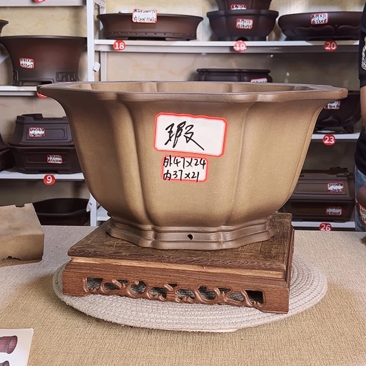 紫砂花盆祥****3紫砂花盆