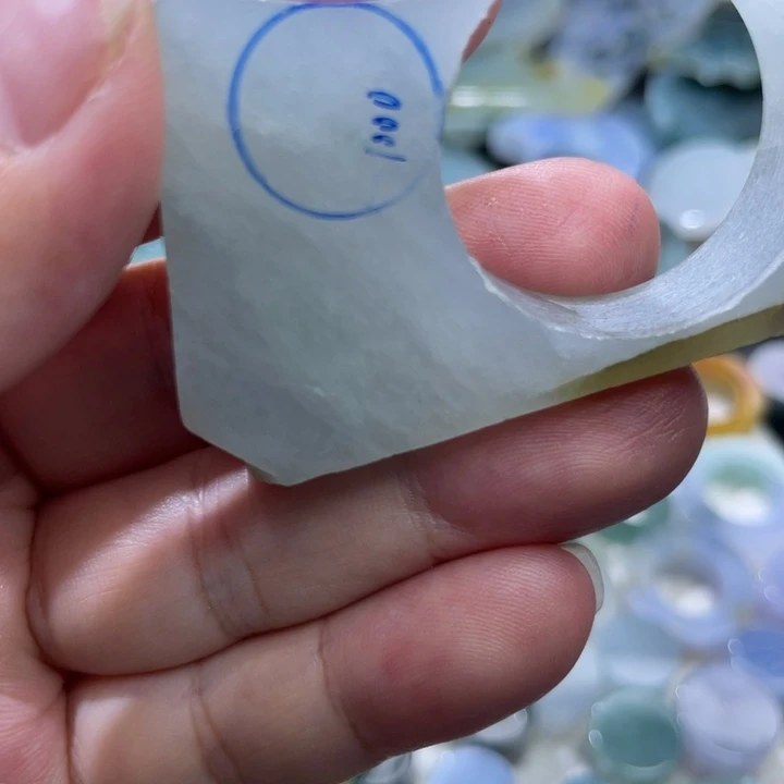 定制翡翠未镶嵌天然翡翠13➕雪花棉珠子