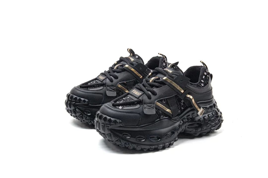 【芳芳私人定制】】老爹鞋女秋季新款增高复古拼色小个子休闲运动鞋