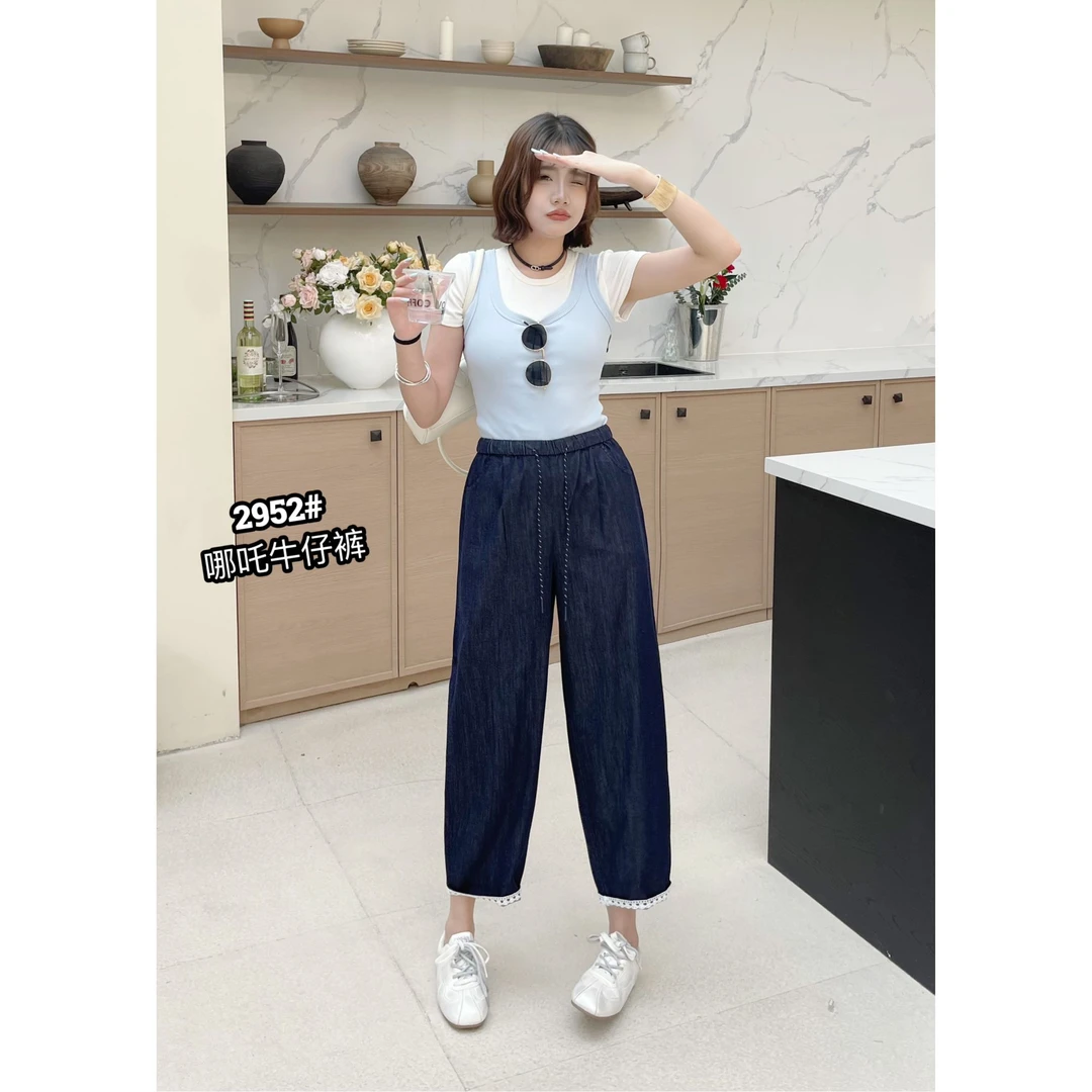 新款时尚哪吒牛仔裤裤2952