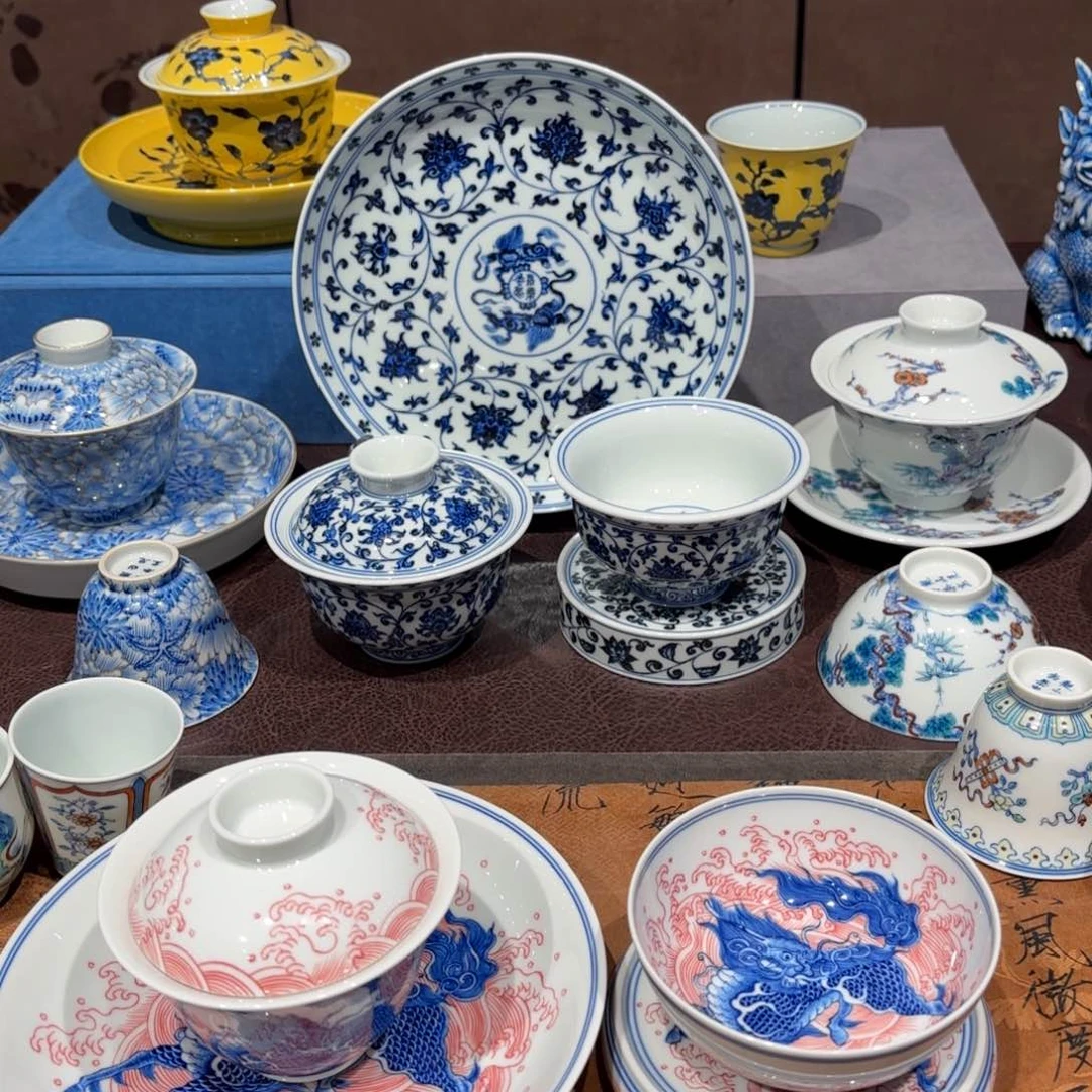 瓷片拾*景德镇纯手工手绘