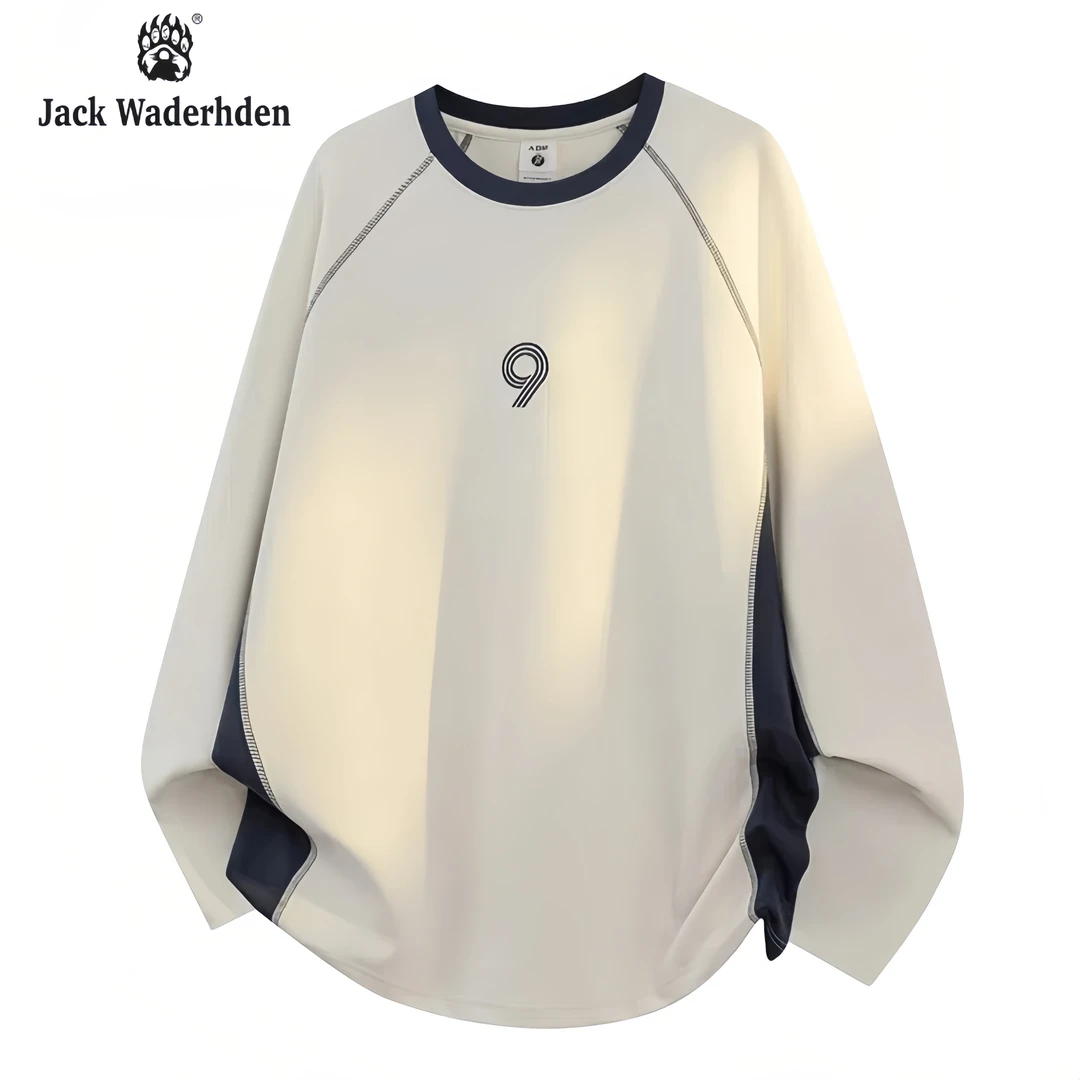 Jack Waderhden男生秋季穿搭推荐圆领时尚卫衣男百搭运动休闲长袖