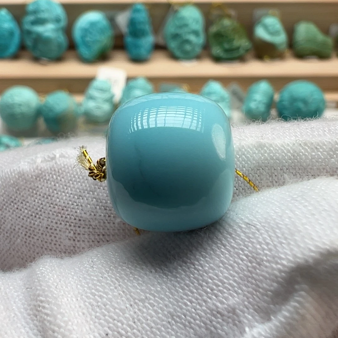 绿松石未镶嵌配饰13.2*12.1mm