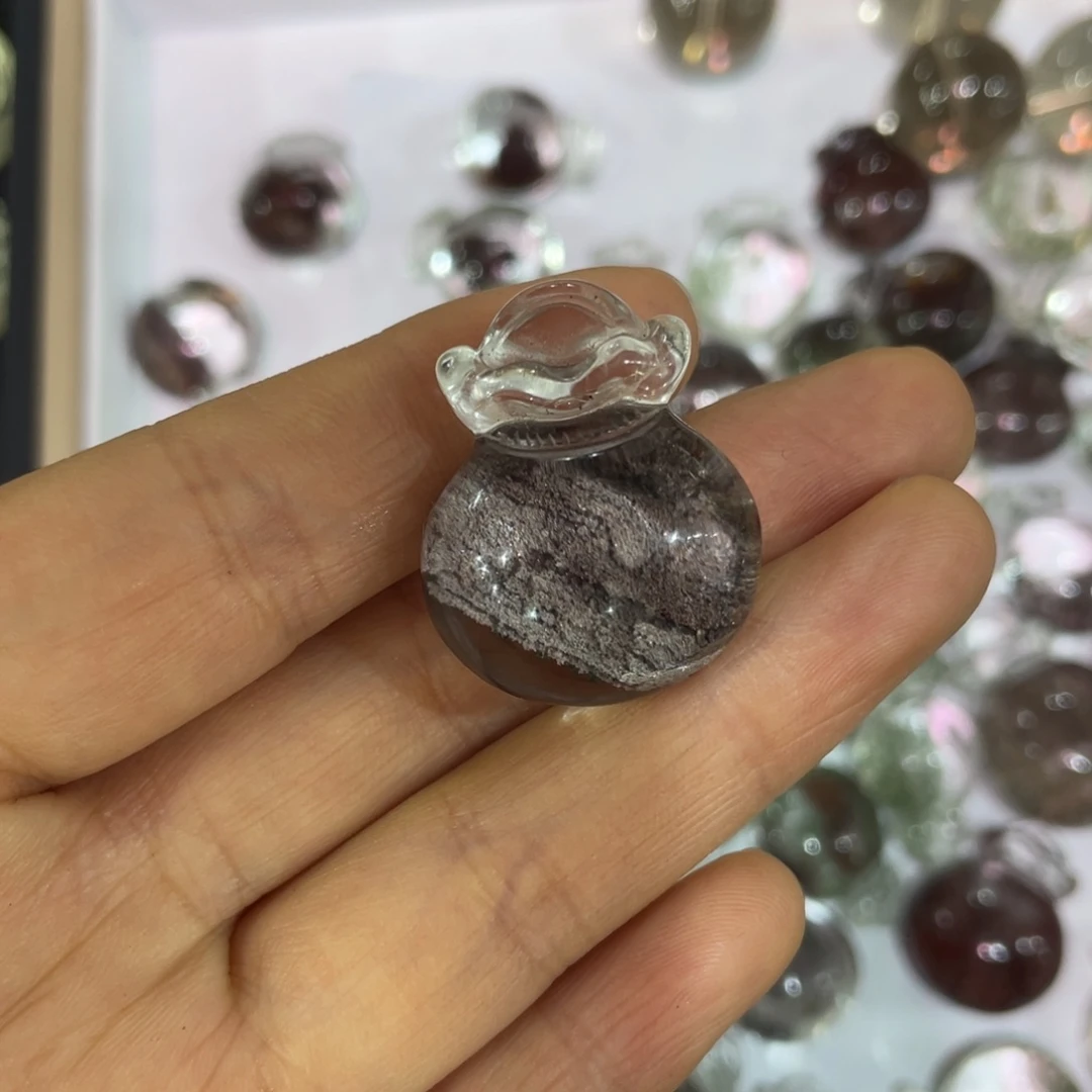水晶吊坠未镶嵌明***好幽灵
