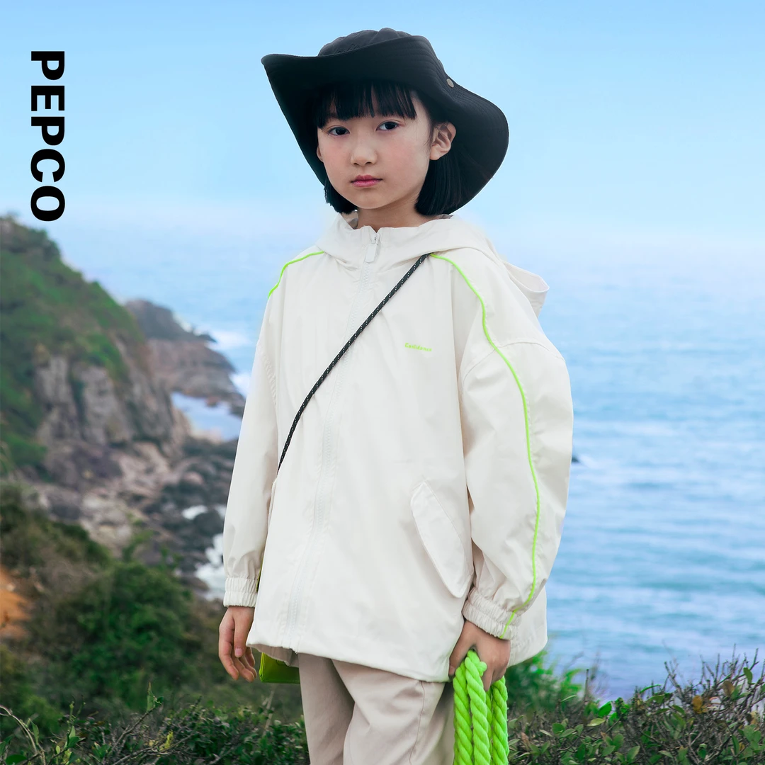 小猪班纳童装春装新款儿童外套中大童女童休闲风衣822417413