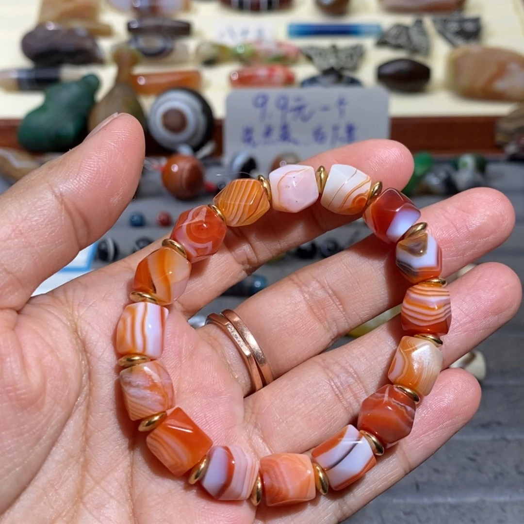 玛瑙/玉髓合金颈饰