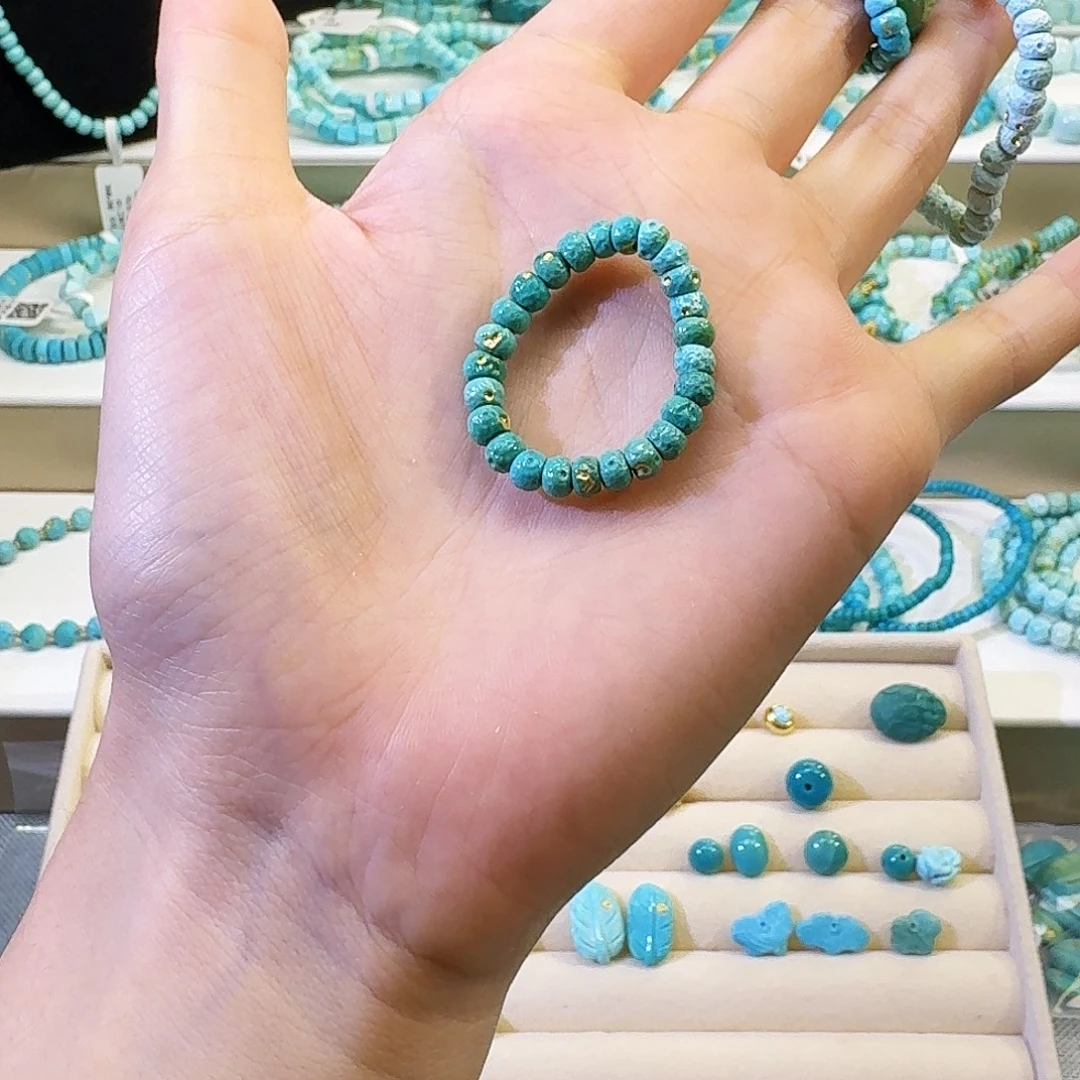 未镶嵌绿松石珠宝奇石