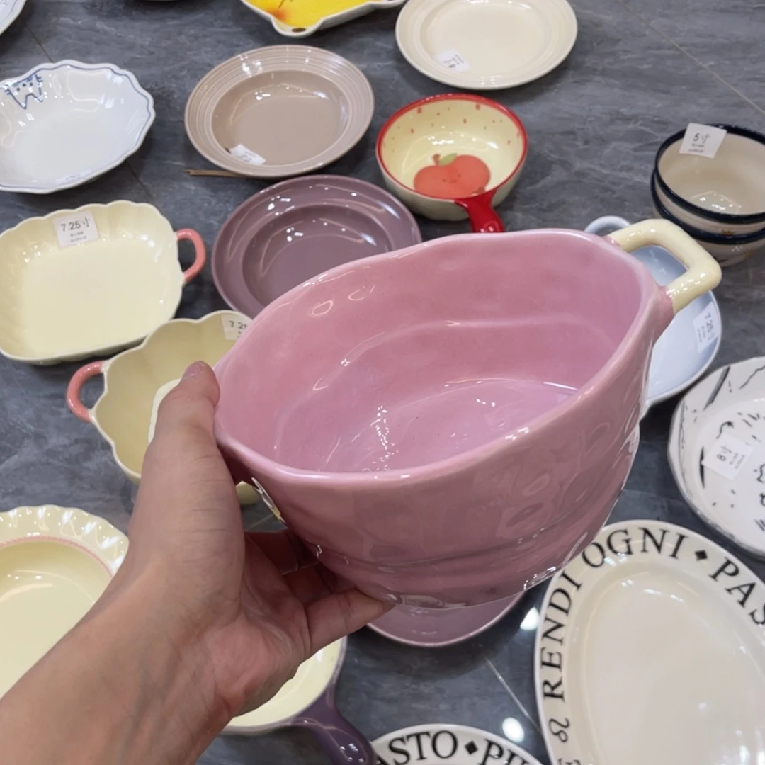 陶瓷微瑕餐具介意勿拍，满18飞！